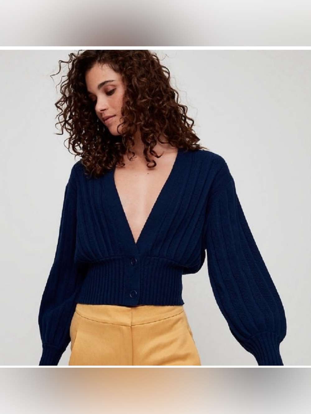 Wilfred front plunge cardigan size xs